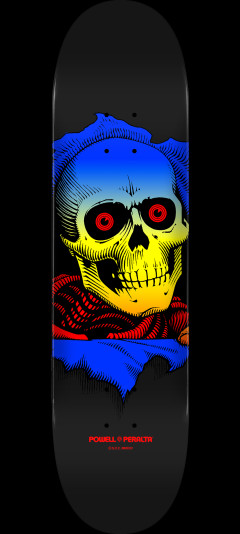 Powell Peralta Ripper Skateboard Deck Yellow Fade - Shape 249 - 8.5 x 32.08