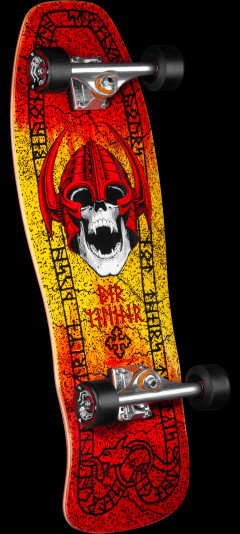 Powell Peralta  Welinder Classic Skateboard Assembly - Red/Yellow 9.625 x 29.75