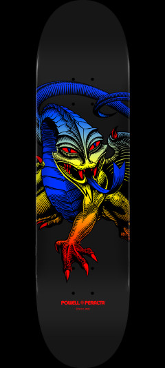 Powell Peralta Cab Dragon Skateboard Deck Yellow Fade - Shape 248 - 8.25 x 31.95