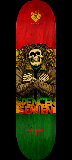 Powell Peralta Spencer Semien Dreads FLIGHT Skateboard Deck - 8.25 x 31.95 - Shape 243 K26