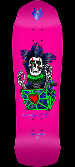 Powell Peralta Pro Chris Hiett Skull FLIGHT Skateboard Deck - 9.5 x 31.13