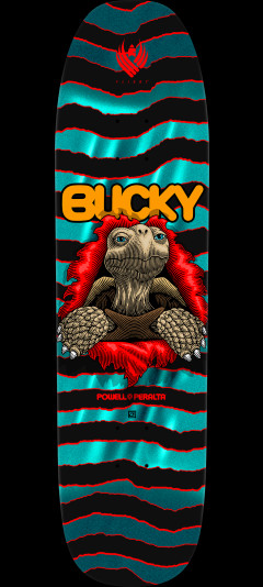 Powell Peralta Pro Bucky Lasek Tortoise FLIGHT® Turquoise Foil