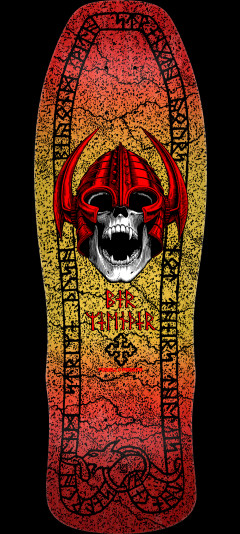 Powell Peralta Welinder Classic Skateboard Deck Red/Yellow Fade - 9.62 x 29.75
