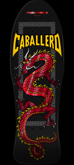 Powell Peralta Steve Caballero Chinese Dragon Reissue Skateboard Deck Red Foil - 10 x 30