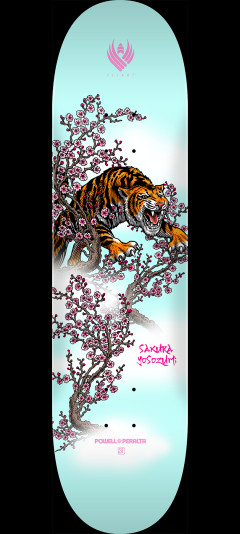 Powell Peralta Pro Yosozumi Samurai Tiger FLIGHT® Skateboard Deck - Shape 243 K20 - 8.25 x 31.95