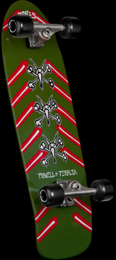 Powell Peralta  OG Rat Bones Skateboard Assembly - Olive Green 10.0 265 SPO