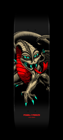 Powell Peralta Caballero Dragon Skateboard Deck Red/Metallic Gold