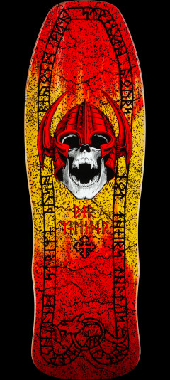 Powell Peralta Welinder Classic Skateboard Deck Red/Yellow Fade - 9.62 x 29.75