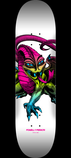 Powell Peralta Cab Dragon Skateboard Deck Lime Fade / White - Shape 248 - 8.25 x 31.95