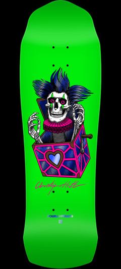 Powell Peralta Pro Chris Hiett Skull 7-Ply Skateboard Deck - 9.5 x 31.13