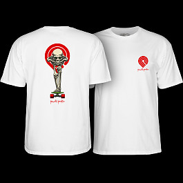 Powell Peralta Unisex Skate T-Shirt – Triple Percent Logo & Skeleton Graphic, 5.5oz Cotton - View #4