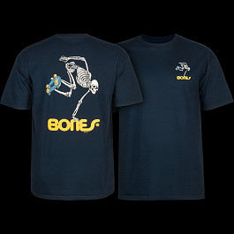 Powell Peralta Skateboarding Skeleton T-shirt - Navy - Powell-Peralta®