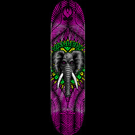 Powell Peralta FLIGHT Mike Vallely Elephant Pink Foil Skateboard