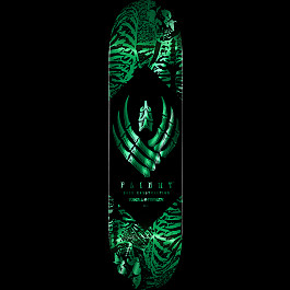 ス*ー様 Powell Peralta FLIGHT 8.25インチデッキ Powell Peralta Skeleton Silver Foil FLIGHT Skateboard Deck - 8.25