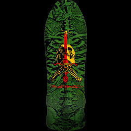 Powell Peralta Geegah Skull & Sword Reissue Green Stain Skateboard