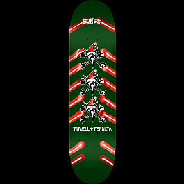 Powell Peralta Holiday '25 Rat Bones Green / Red Foil Skateboard
