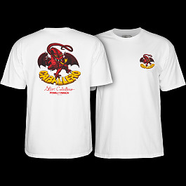 Powell Peralta Steve Caballero Dragon II T-shirt - White - Powell