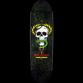 Powell Peralta McGill Snake Skin Fun Shape 2 Skateboard Deck Black