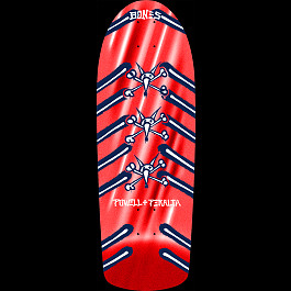 Powell Peralta OG Rat Bones Skateboard Deck Red Foil - 10 x 30