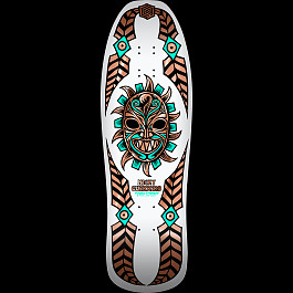 Powell Peralta Nicky Guerrero Mask Skateboard Deck White / Coper
