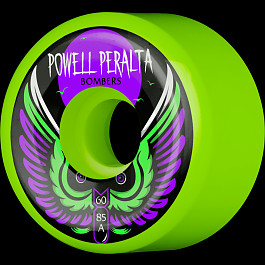 Powell Peralta Bomber Wheel 3 Green 60mm 85a 4pk - Powell-Peralta®
