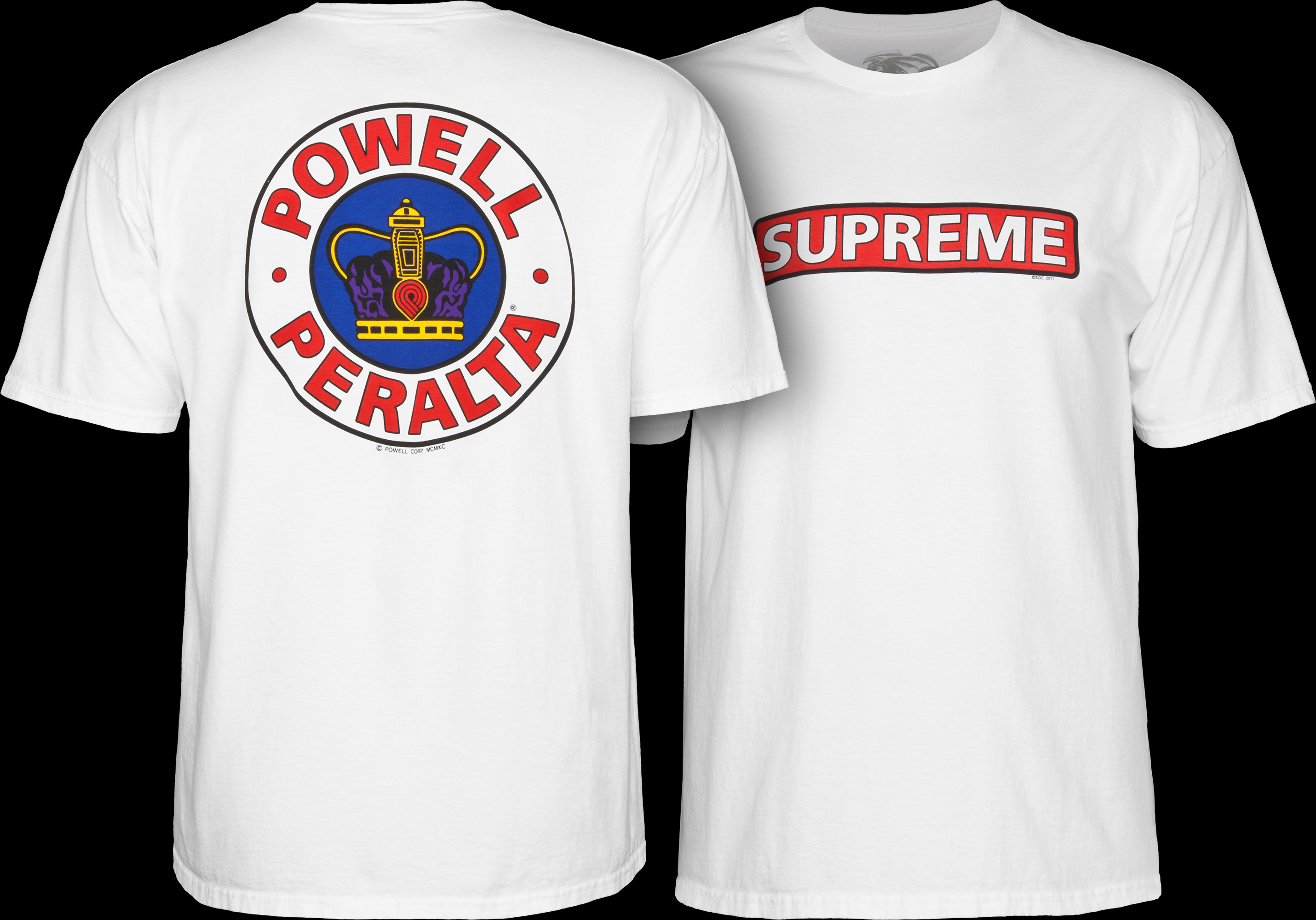 Powell Peralta Supreme T-shirt - White - Powell-Peralta®