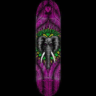 Powell Peralta FLIGHT Mike Vallely Elephant Pink Foil Skateboard Deck - 8.63" K26