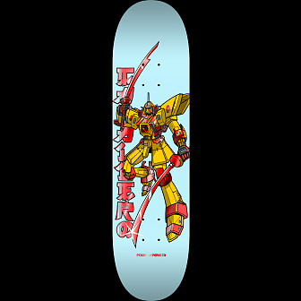 Powell Peralta Steve Caballero Gundam Skateboard Deck Light Blue / Red Foil - Shape 244 - K20 8.5 X 32.08