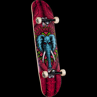 Powell Peralta Vallely Elephant One Off Pink Birch Complete Skateboard - 8.25 x 31.95