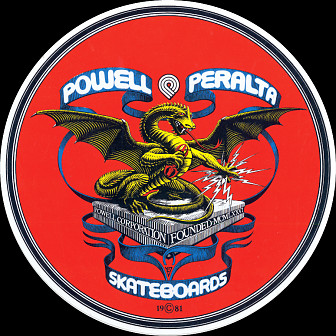 Powell Peralta Banner Dragon Sticker (Single)