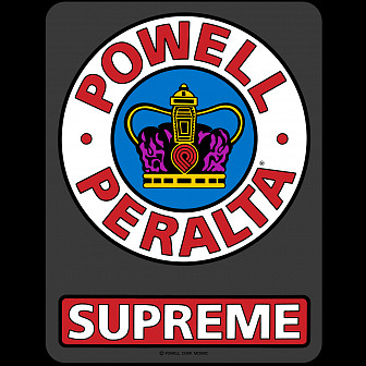 Powell Peralta Supreme OG Sticker 3.25" 20 pk