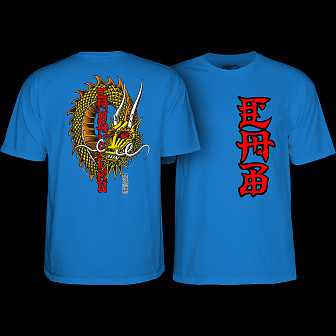 Powell Peralta Steve Caballero Ban This Dragon T-Shirt Royal Blue