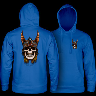 Powell Peralta Anderson Skull Hooded Sweatshirt Royal Blue