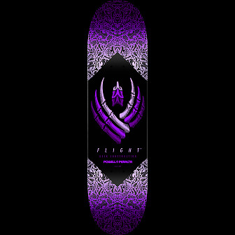 Powell Peralta Bones FLIGHT® Skateboard Deck Purple - 8.5 x 32.08