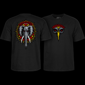 Powell Peralta Vallely Elephant T-shirt Black