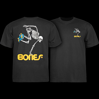 Powell Peralta Skateboarding Skeleton YOUTH T-shirt - Black