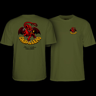 Powell Peralta Steve Caballero Dragon II T-shirt - Military Green