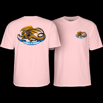 Powell Peralta Oval Dragon Youth T-Shirt Light Pink
