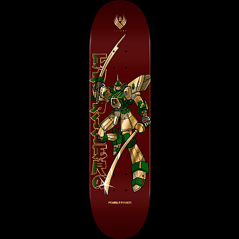Powell Peralta Steve Caballero Gundam FLIGHT Skateboard Deck Burgundy / Gold Foil - Shape 243 - K20 8.25 x 31.95