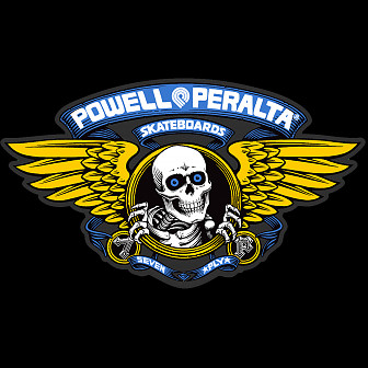 Powell Peralta Winged Ripper 5 inch Die-Cut Sticker 20pk- BLUE