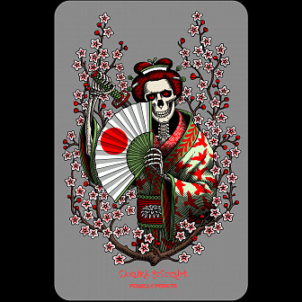 Powell Peralta Sakura Yosozumi Samurai Sticker (20 pack)