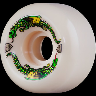 Powell Peralta Dragon Formula Green Dragon Skateboard Wheels 56mm x 36mm 93A 4pk