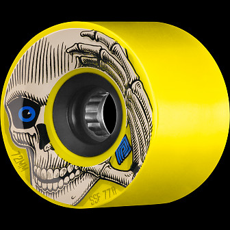 Powell Peralta Pro Kevin Reimer Skateboard Wheels 72mm 77A 4pk Yellow