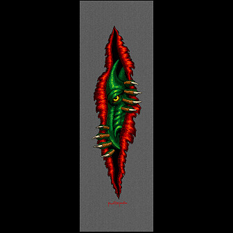 Powell Peralta Dragon Peeker CLEAR Grip Tape Sheet -10.5 x 33