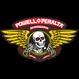 Powell Peralta Winged Ripper 5 inch Die-Cut Sticker 20pk - RED