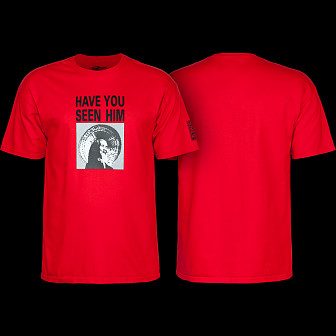 Powell Peralta Animal Chin T-Shirt Red