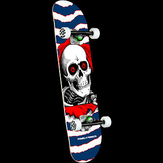 Powell Peralta Ripper One Off Navy Birch Complete Skateboard - 7.75 x 31.08