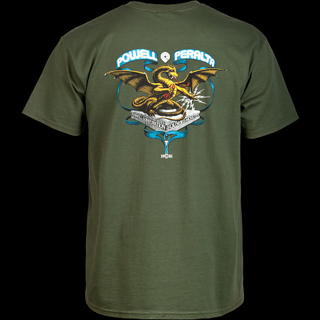 Powell Peralta Banner Dragon T-shirt - Green - Powell-Peralta®