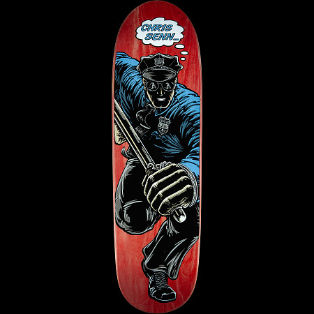 スケートボード chris senn powell peravita 9.13 Powell Peralta Chris Senn Cop Reissue Skateboard Deck - 9.13
