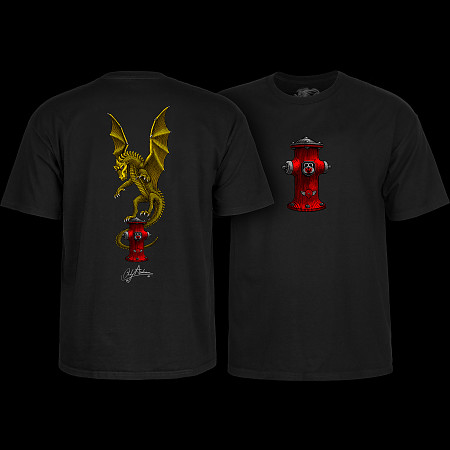 Powell Peralta Andy Anderson Hydrant Youth T-Shirt Black